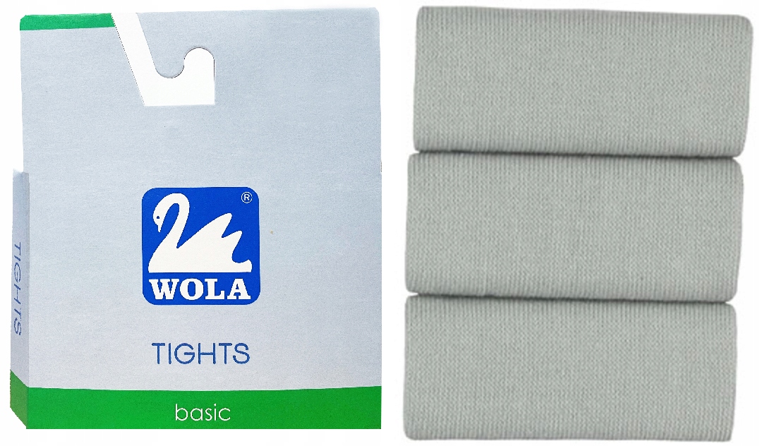 

Wola rajstopki gładkie Bawełniane szare 104-110
