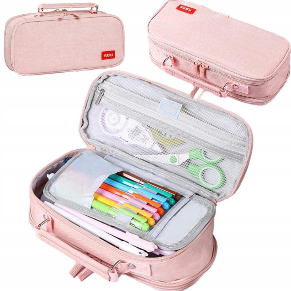 PIÓRNIK SZKOLNY DUŻA POJEMNA SASZETKA KOSMETYCZKA