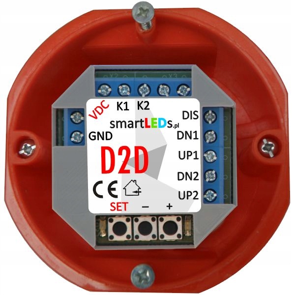 Ściemniacz LED 2-kanałowy przewodowy inteligentny 12V 24V smartLEDs D2D EAN (GTIN) 5903814480127