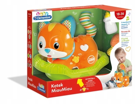 Kotek Miau Clementoni dźwięk mruczy