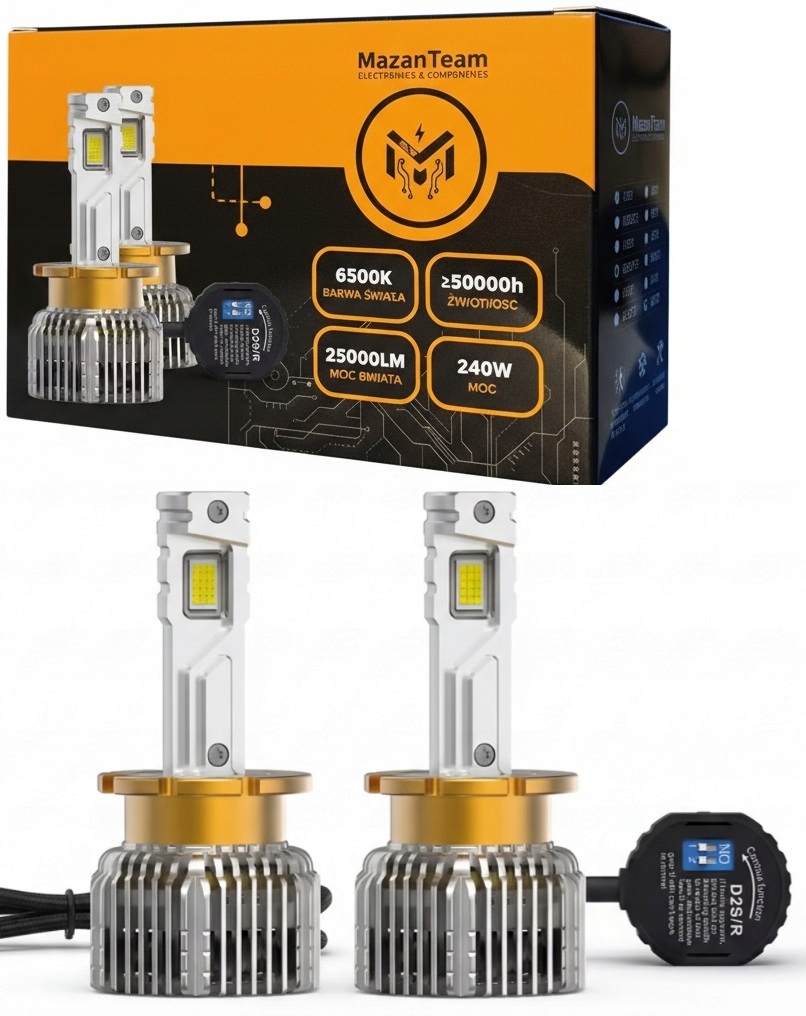 Led Žárovky D2S Xenonová Žárovka Hořák Plug&play Xenon Led 6500K Canbus