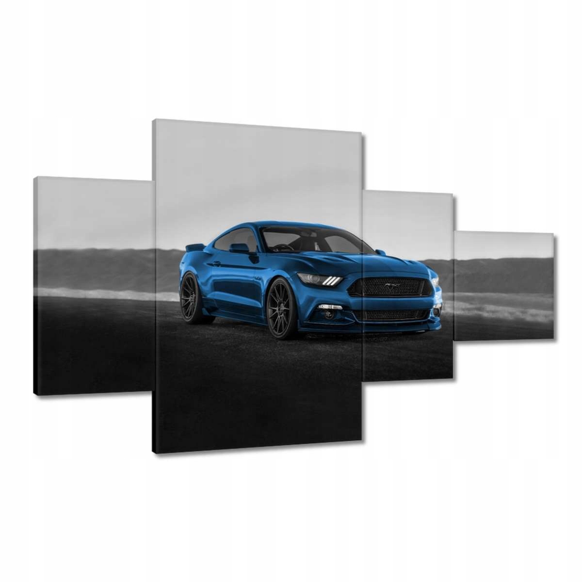 Obrazy 130x80 Modrý Ford Mustang