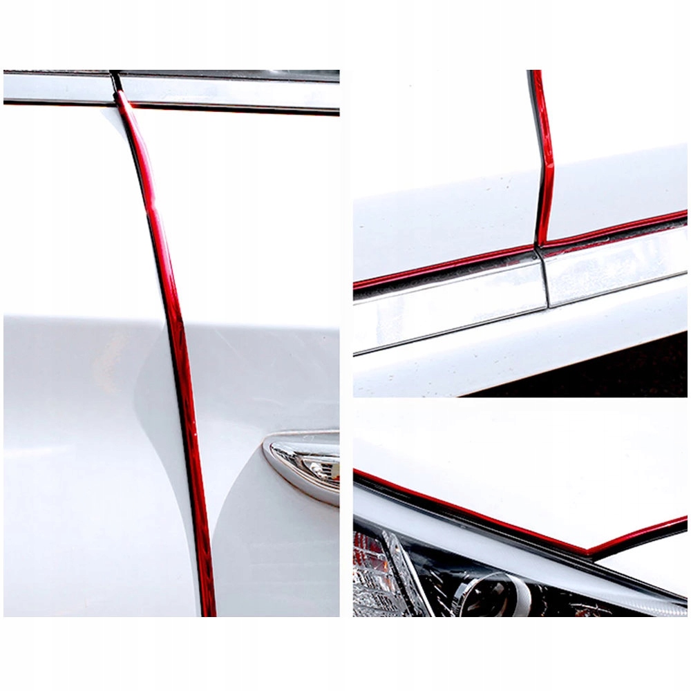 TAŚMA USZCZELKA NA KRAWĘDZIE I LUSTERKA RED 5M Producent części ME Premium