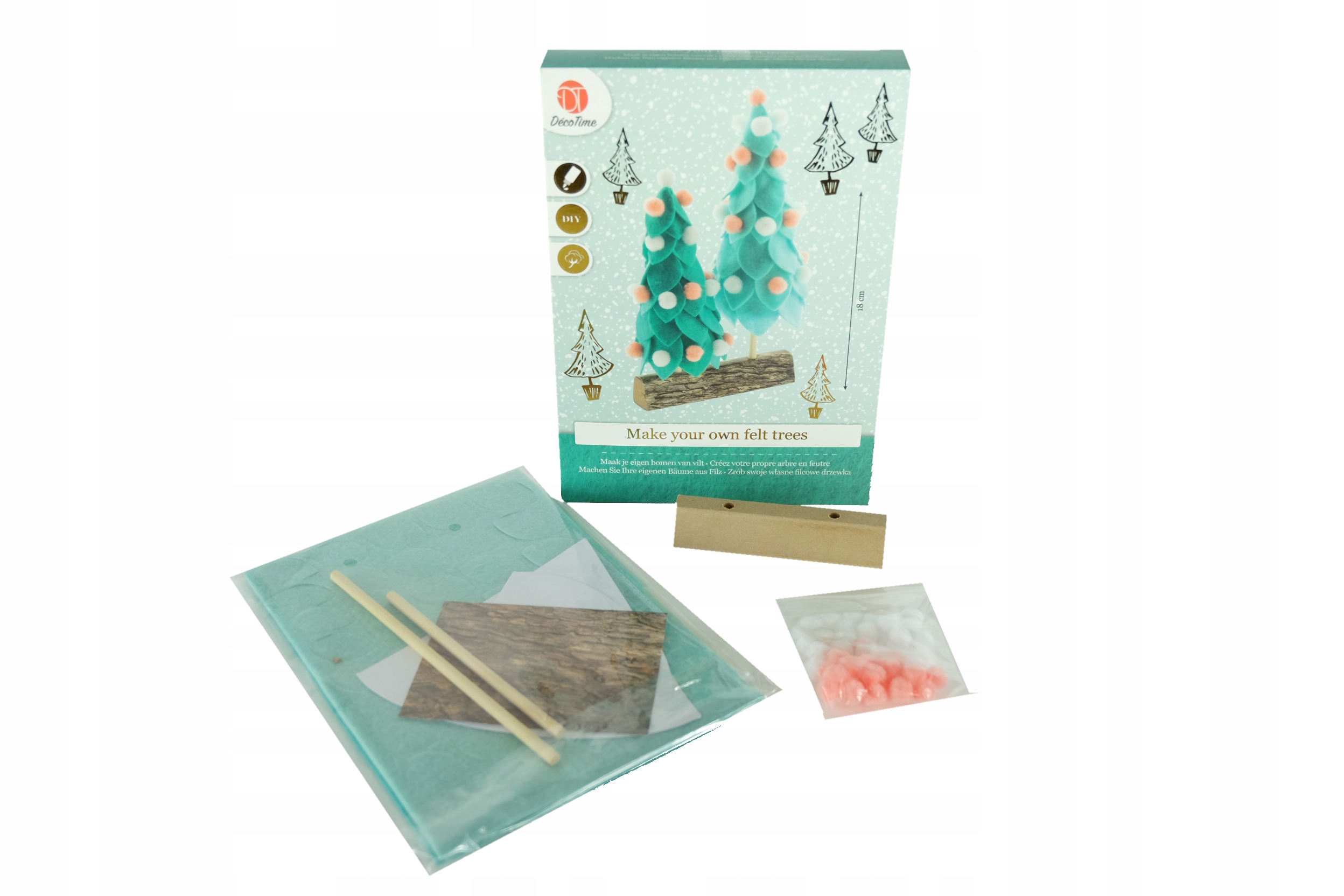 ZESTAW KREATYWNY ZRÓB TO SAM ŚWIĄTECZNY CHOINKA