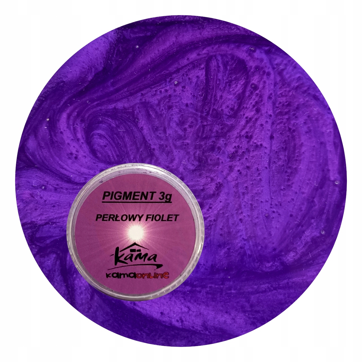 

Barwnik Pigment Perłowy do żywic Fiolet 3 gramy