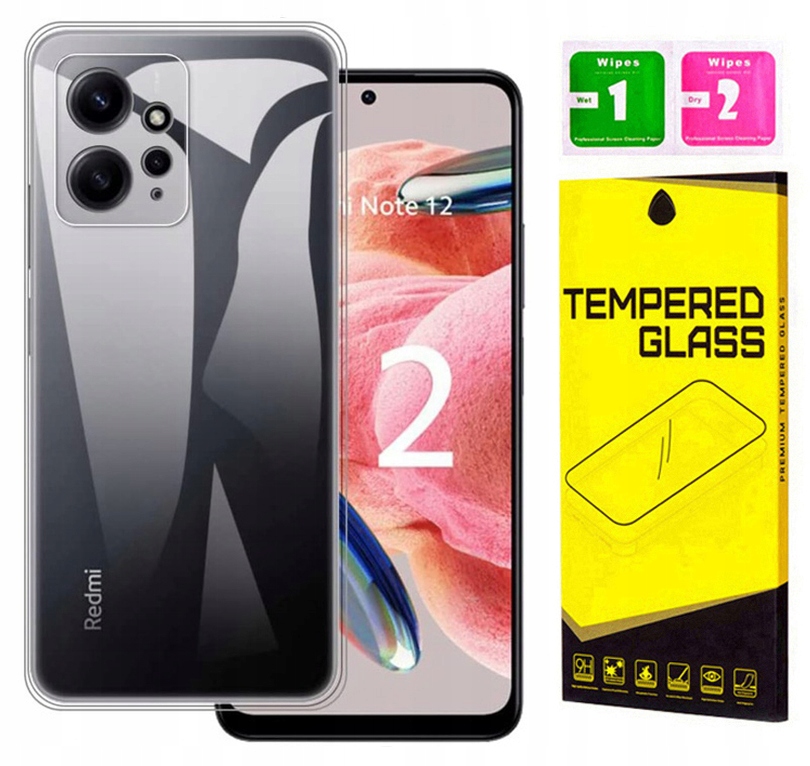 

Etui Silikon Case do Xiaomi Redmi Note 12 4G Szkło