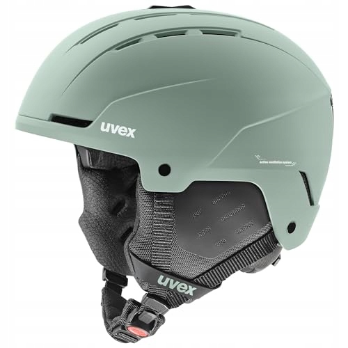 Uvex stance, Lyžařská přilba unisex-dospělá, oxid zelený mat, 54-58 cm