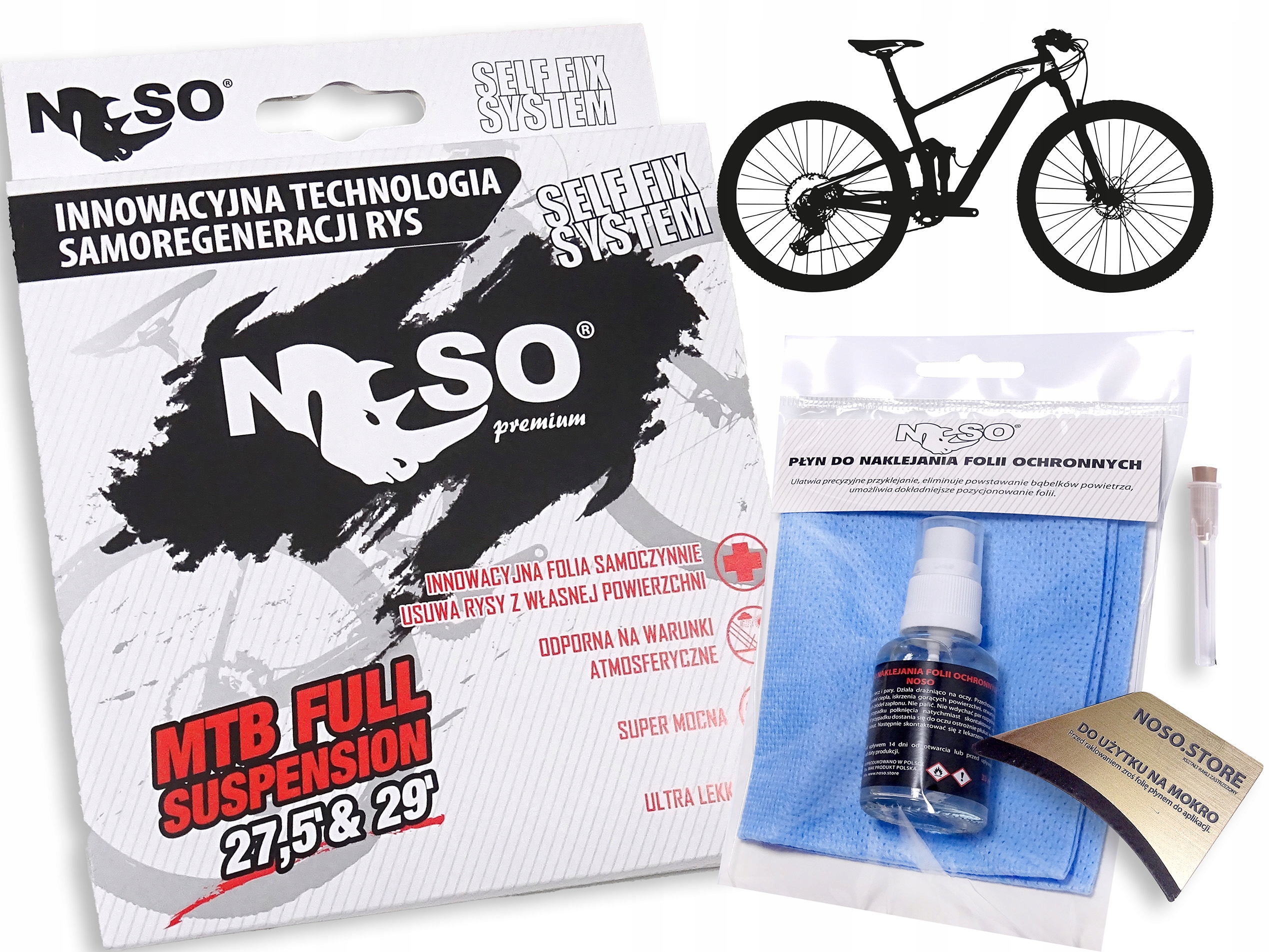 Fólie na kolo Mtb Full sada XXL fólie s-reg lesk Ppfu Elite