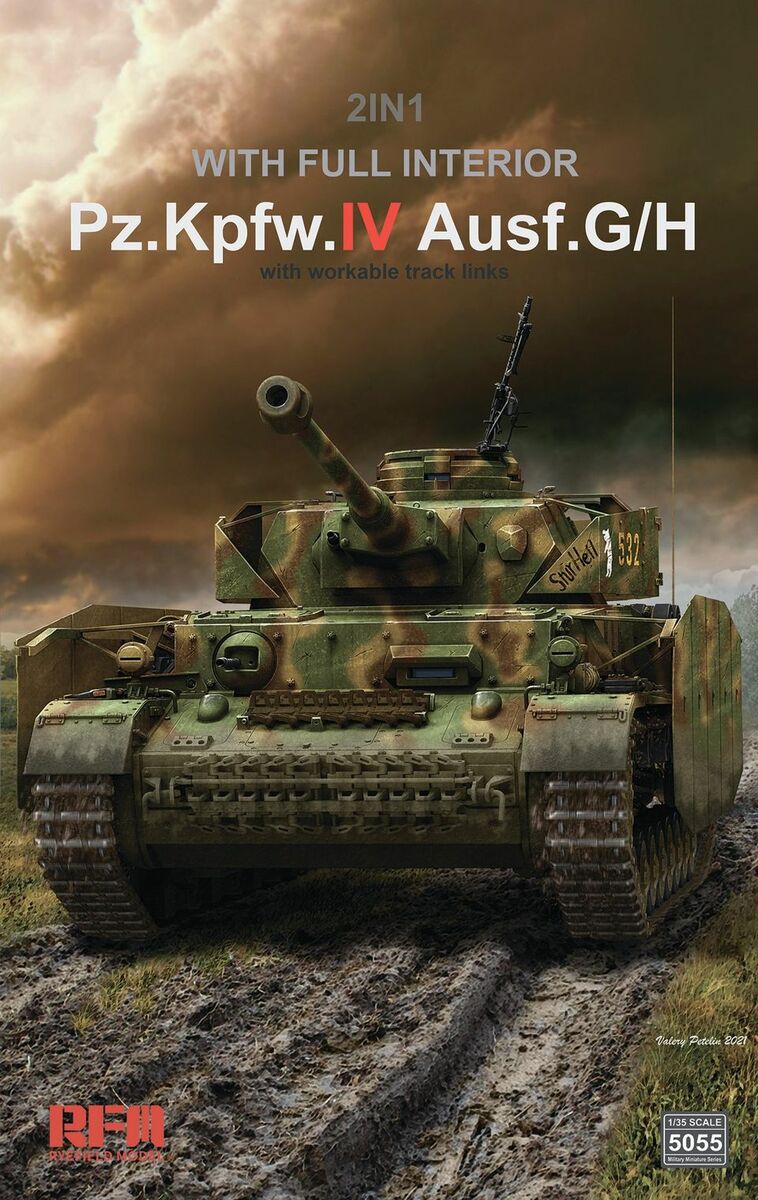 Pz.Kpfw.IV Ausf.G/H (úplný interiér) 1:35 Rye Field Model 5055