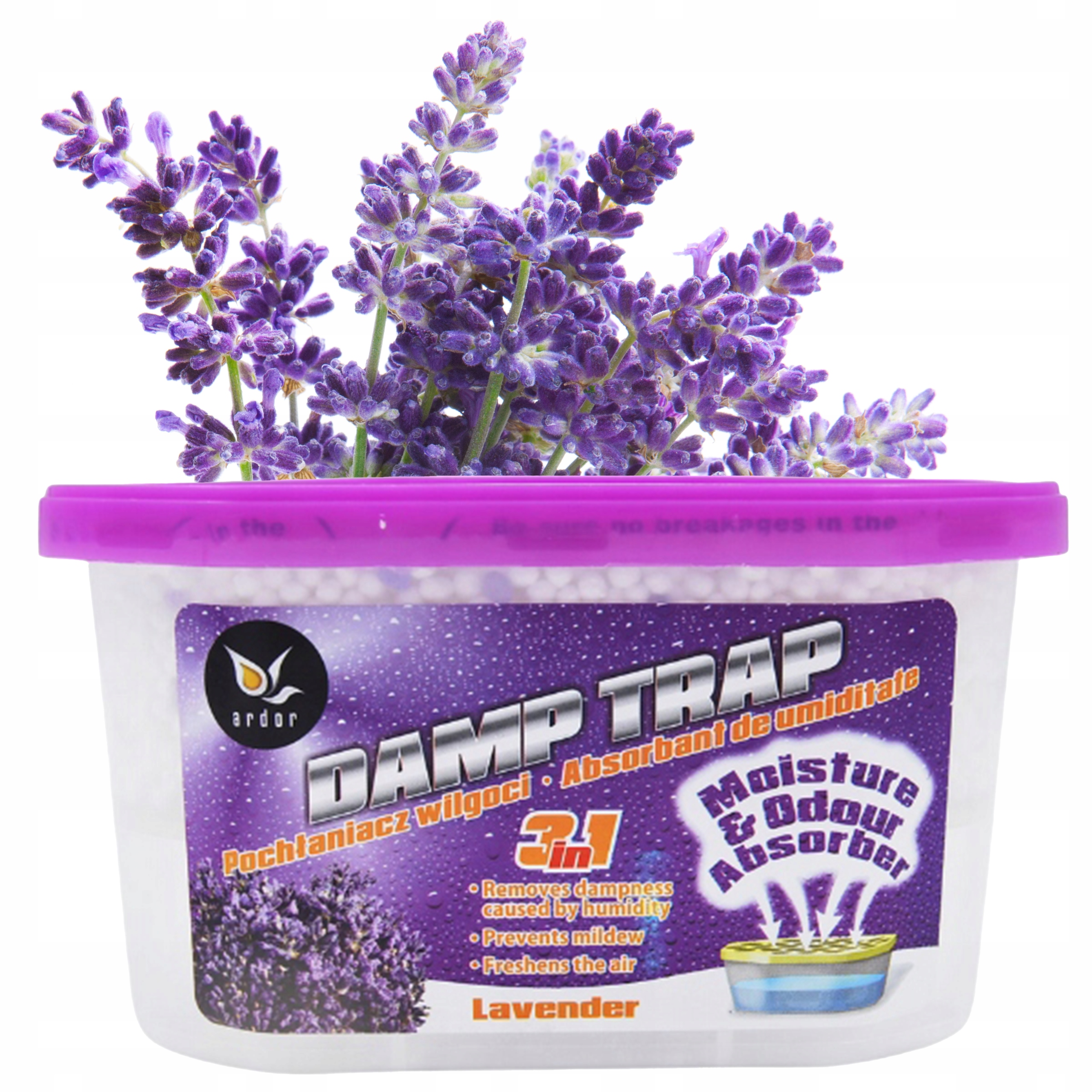 ВЛАГОПОГЛОТИТЕЛЬ ЛАВАНДА ДЛЯ ПЛЕСЕНИ ВЛАГОПОГЛОТИТЕЛЬ 400 МЛ 2В1