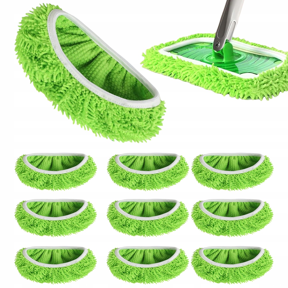 Levně Vložka Do Mopu Plochá Koncovka Absorpční Vložky 25,4 CM 10ks odolná