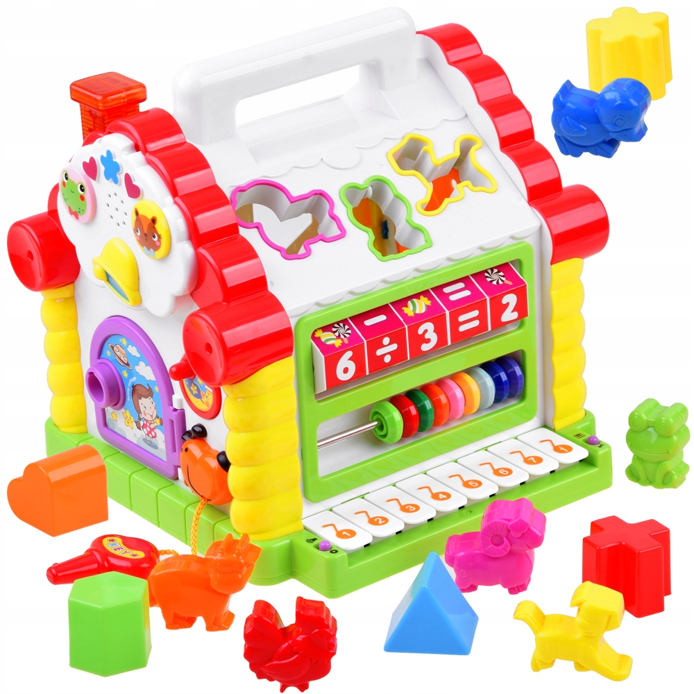 

Edukacyjny Domek Interaktywny Sorter dźwięk ZA0024