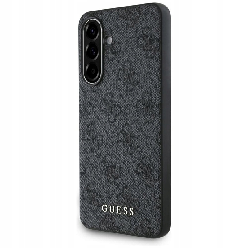 Guess 4G Metal Gold Logo Pouzdro pro Samsung Galaxy A36 5G (černé)