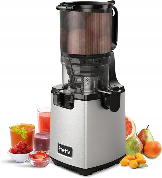 Fretta F6000 pomalý odšťavovač 140 mm, otvor 1.8 l bez Bpa 250 W, čierny