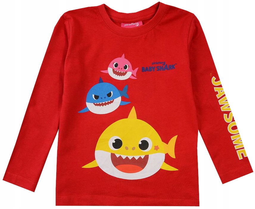 

Baby Shark Bluzka bawełna Długi Rękaw 98 E37S