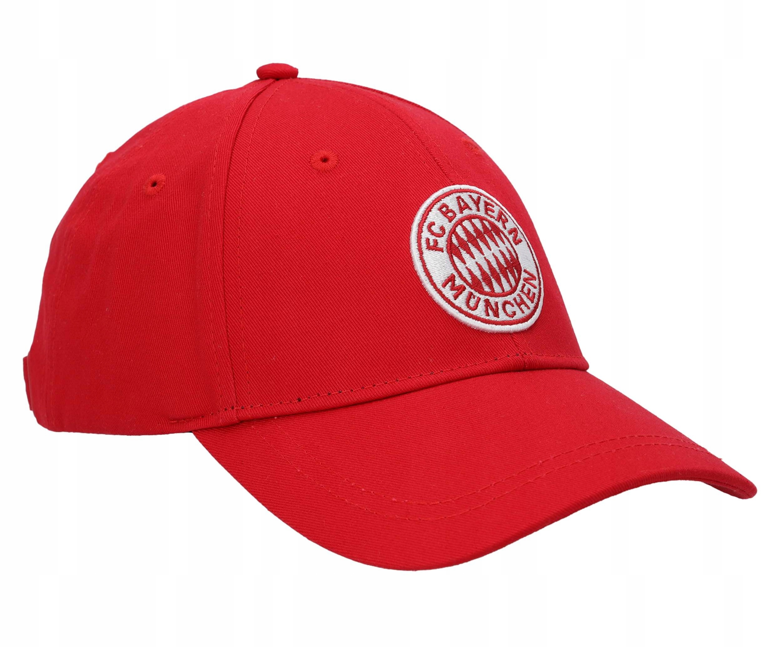 Bayern Monachium Czapka Z Daszkiem Czerwona Białe Logo Bayern Munich