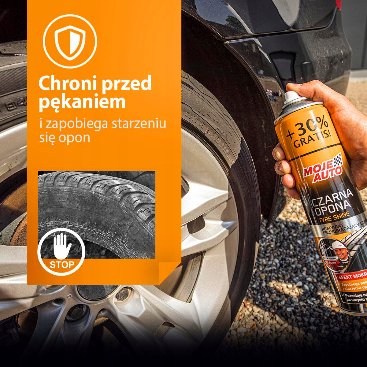 MOJE AUTO - CZARNA OPONA - PREPARAT DO KONSERWACJI OPON 520ml EAN (GTIN) 5905694001218