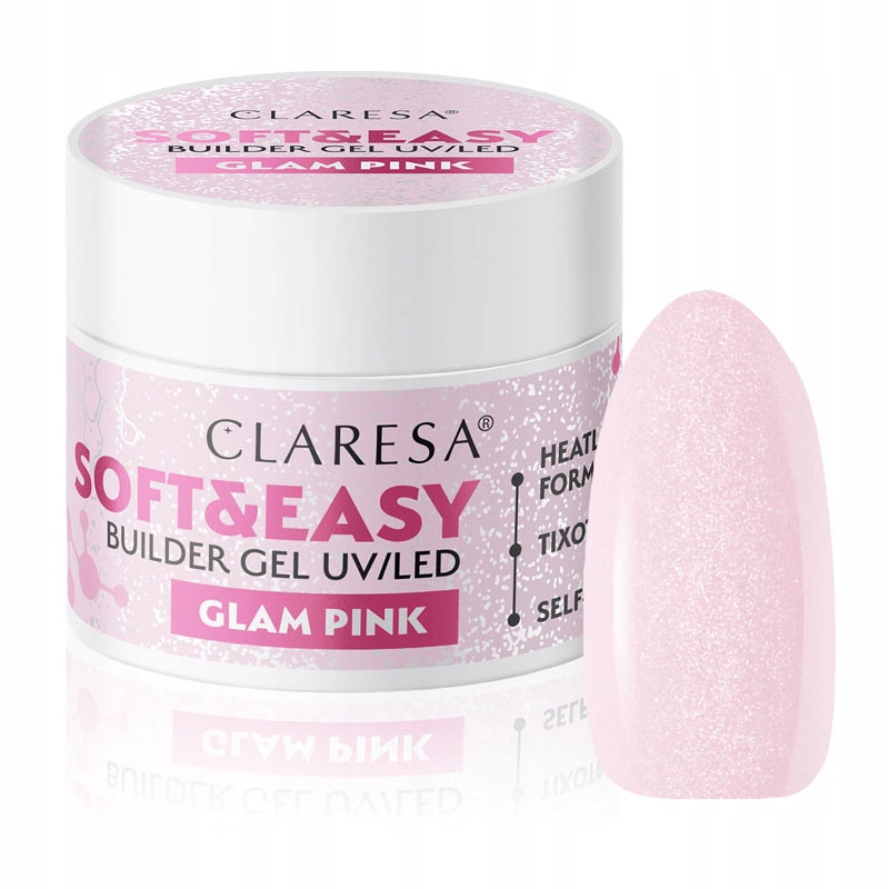 

Claresa Żel Budujący Do Paznokci 45g Glam Pink