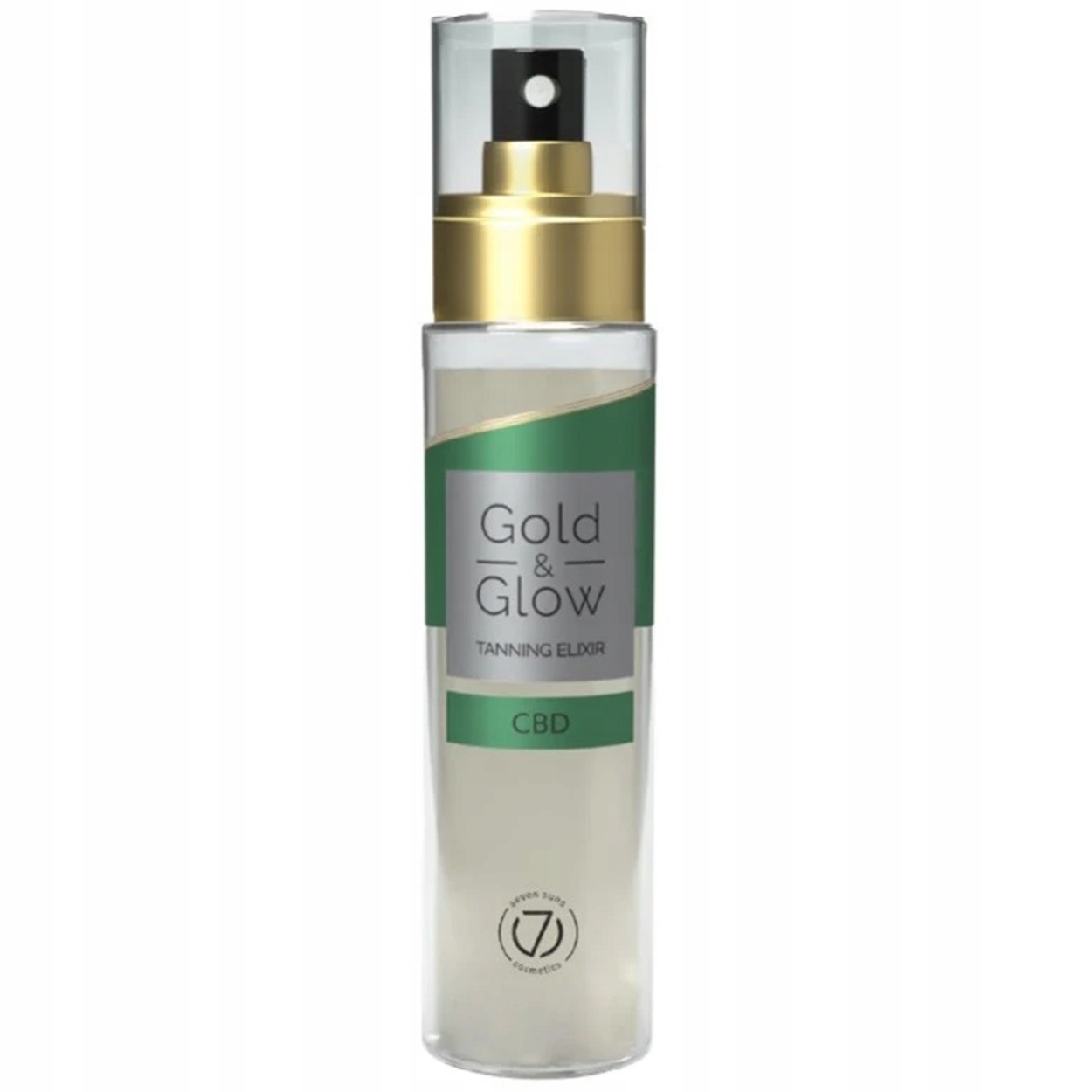 Elixír Suchý olej s přídavkem konopných semínek Cbd 7Suns Gold & Glow 100 ml