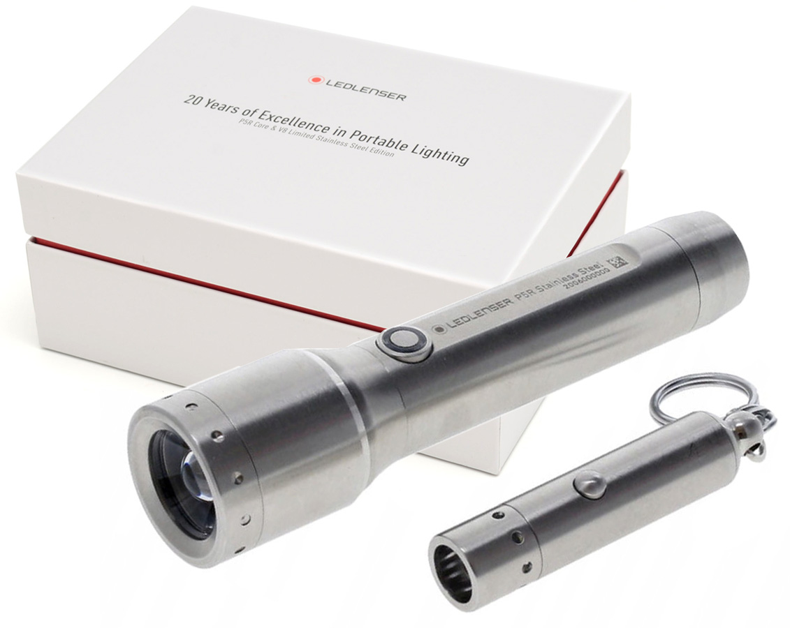 Zestaw latarek Ledlenser P5R Ledlenser V8 edycja limitowana