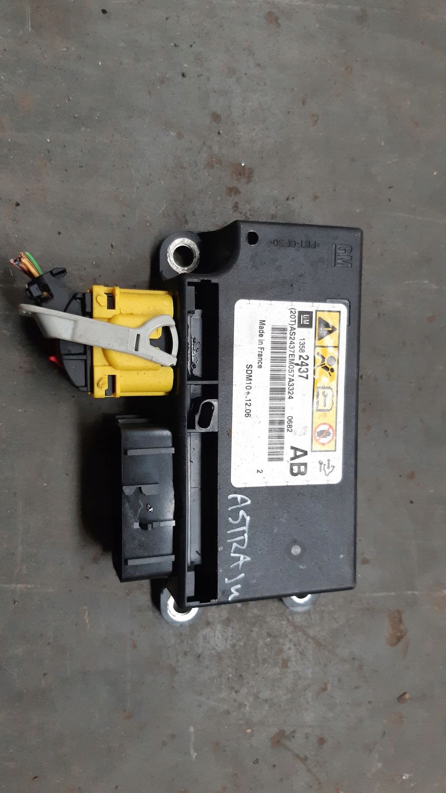 dashboard console airbags Opel Astra J 2,0 CDTI