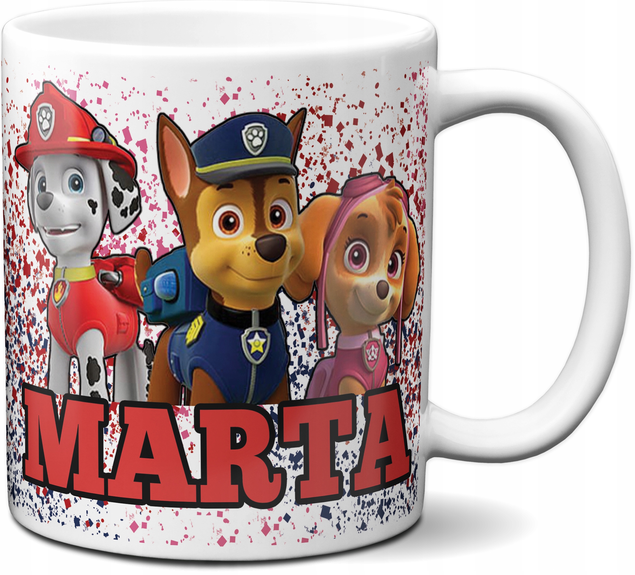 

Kubek Psi Patrol Bohaterzy Team Przedszkole Imię