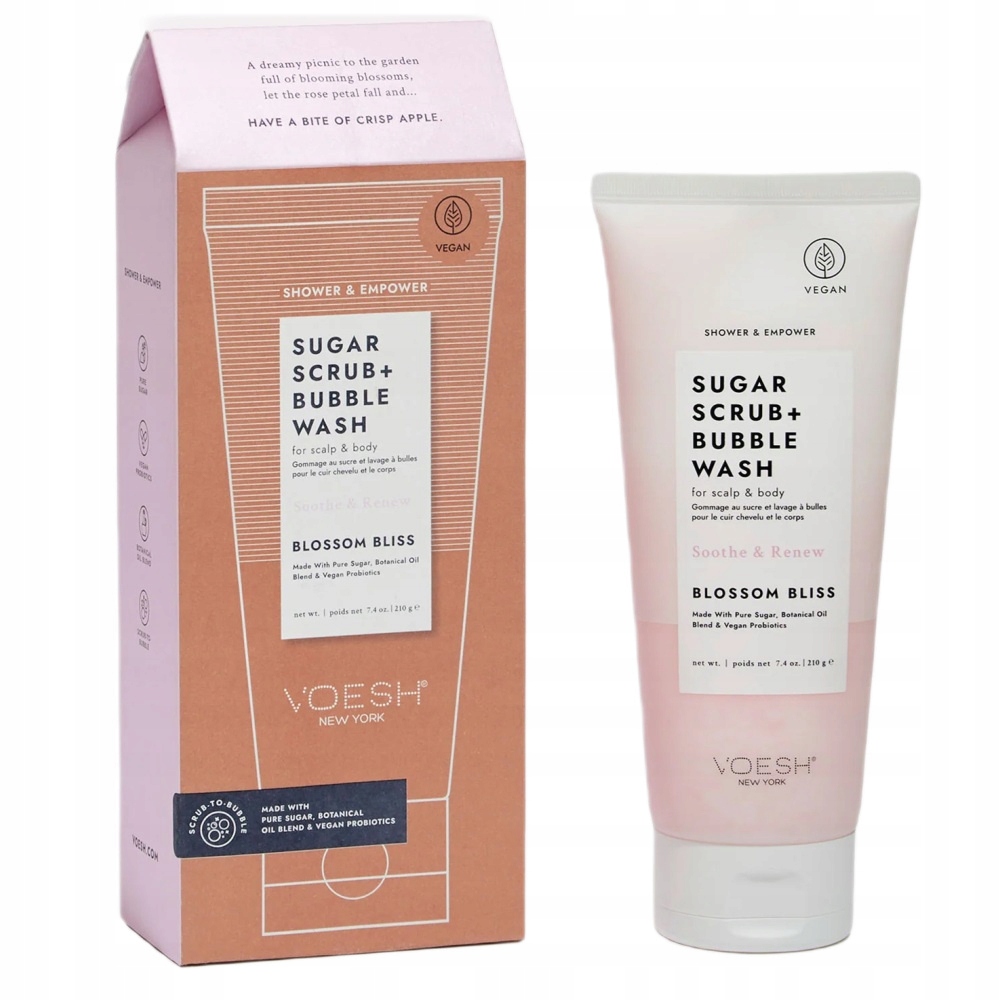 Čisticí peeling Voesh Blossom Bliss květinový 210 ml