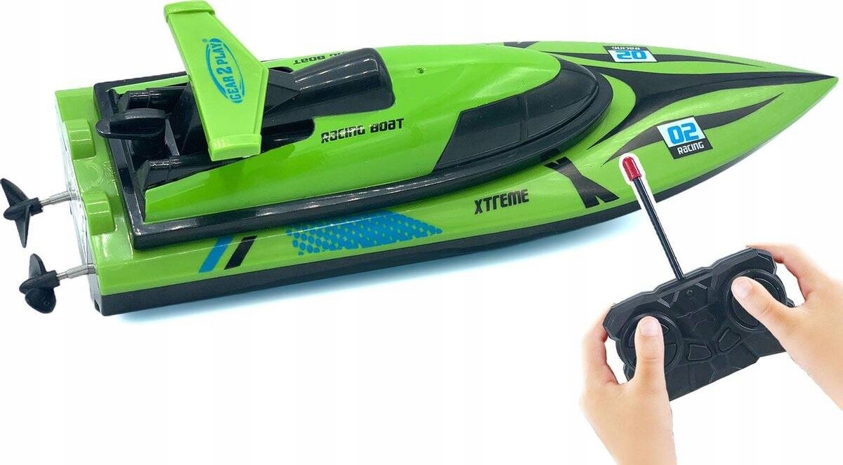 MOTORÓWKA ŁÓDKA ŁÓDŹ WYŚCIGOWA RC BOAT ZDALNIE STEROWANA PILOT