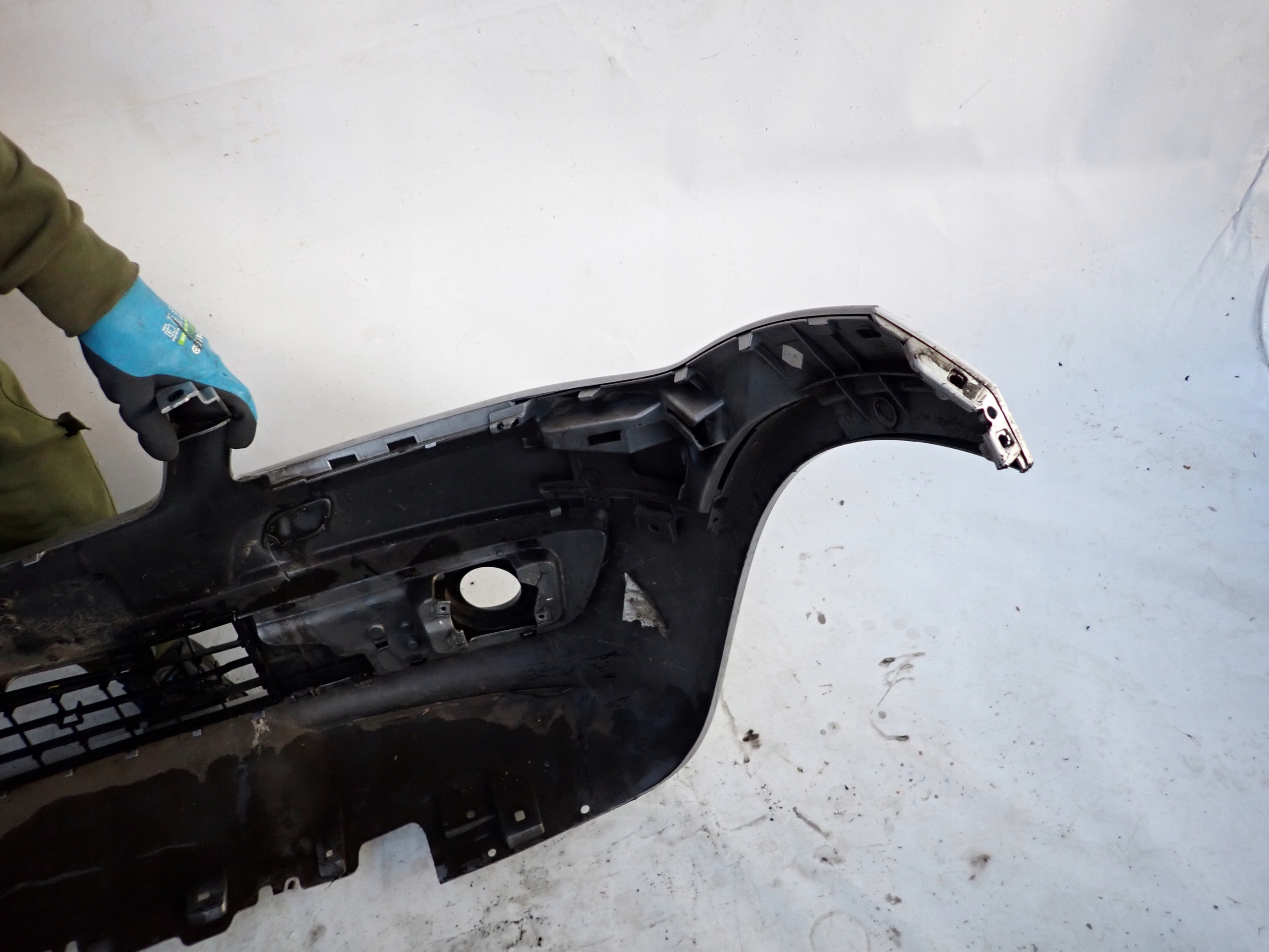 MERCEDES A-KLASA W169 LIFT 08-12 bumper front front without DZIUR