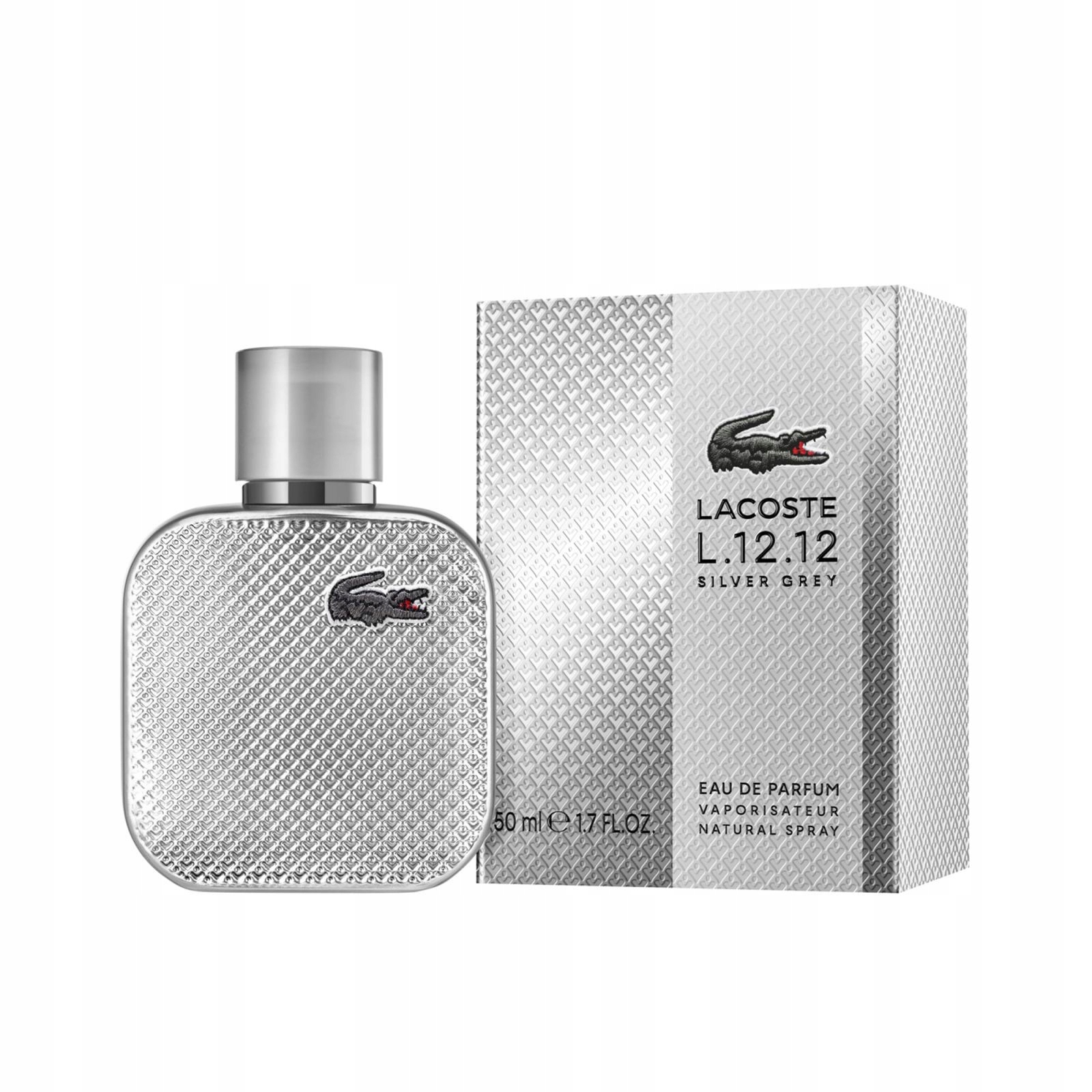 Lacoste L.12.12 Silver Grey Edp 50 ML (LACLC018A02) Parfémovaná voda