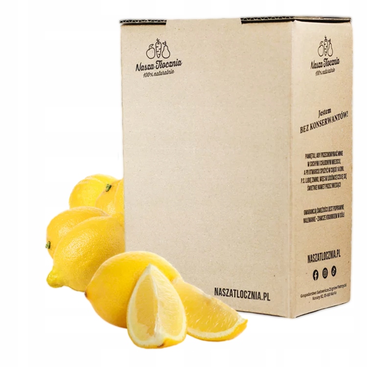 Levně Citronová šťáva 100% Nfc do citronovky do vody vitamín C imunita Citron 5 l