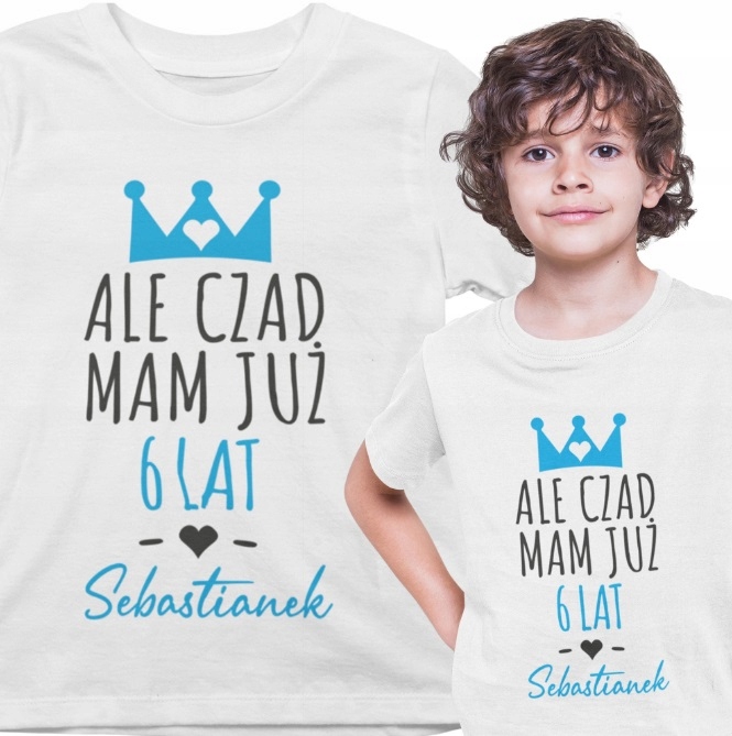 

Koszulka Dziecięca Mam 2 Latka Dowolny Wiek Imię
