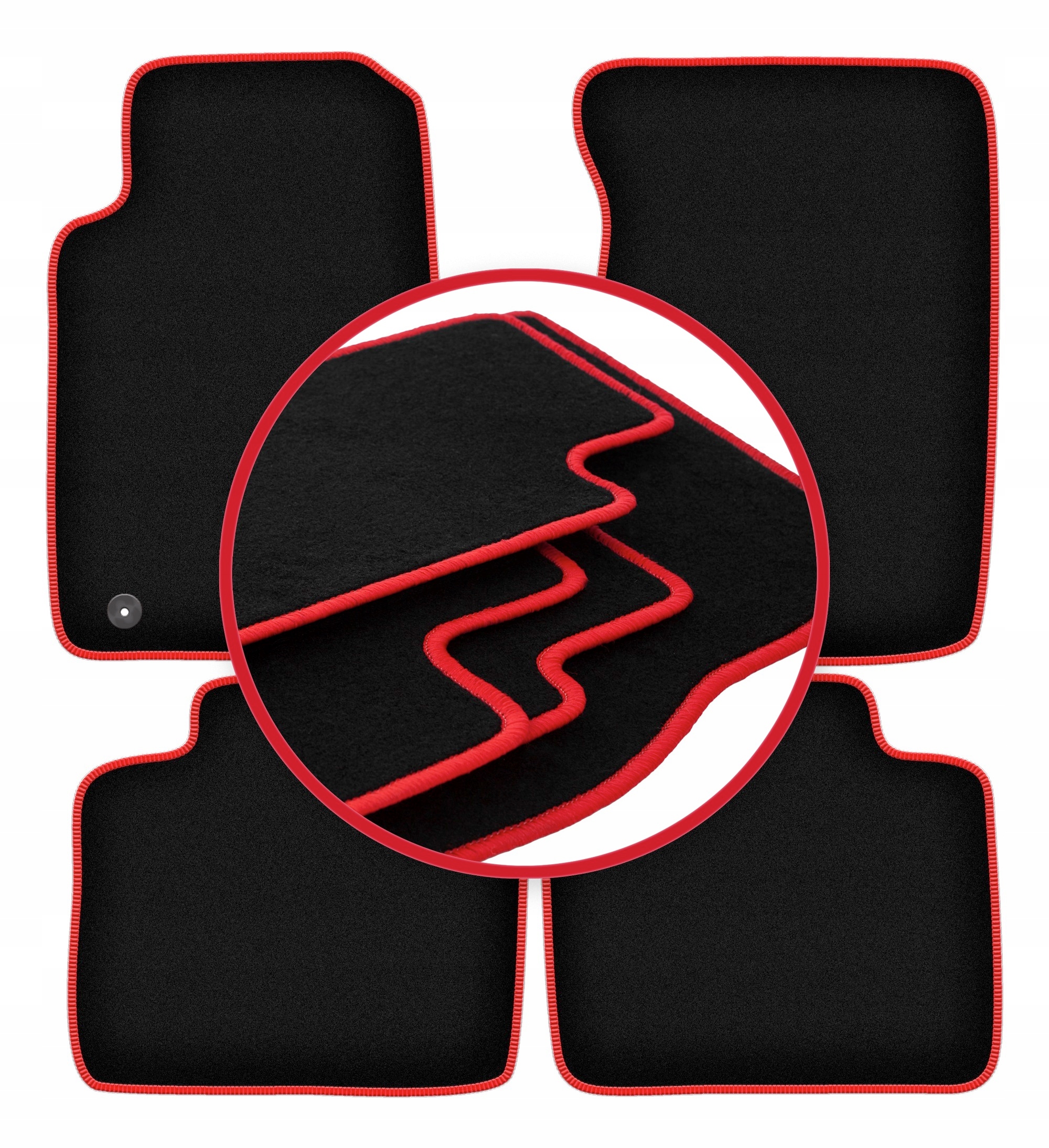 Automobilové velurové koberce Lux pro Opel Omega A sedan, kombi (1986-1994)