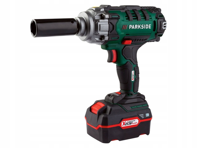Akumulatorowy klucz udarowy Parkside PASSK 20V 4AH