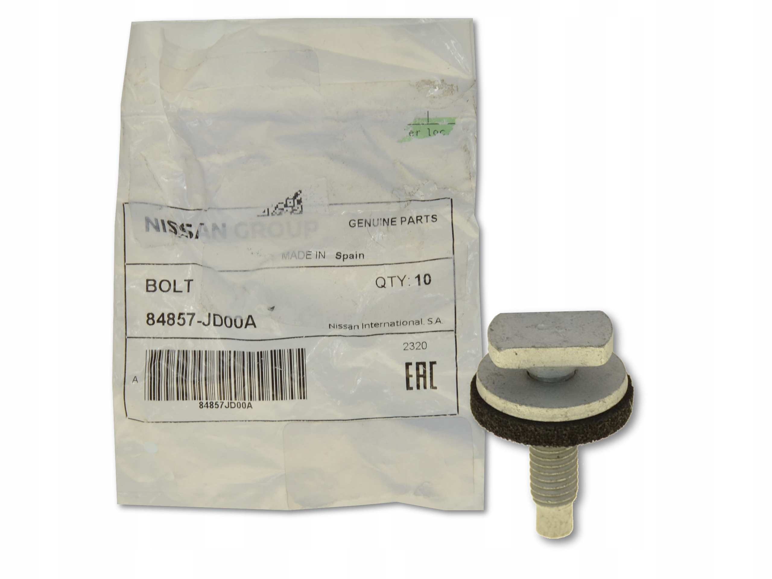 ŚRUBA ATRAPY BAGAŻNIKA 84857-JD00A OE NISSAN