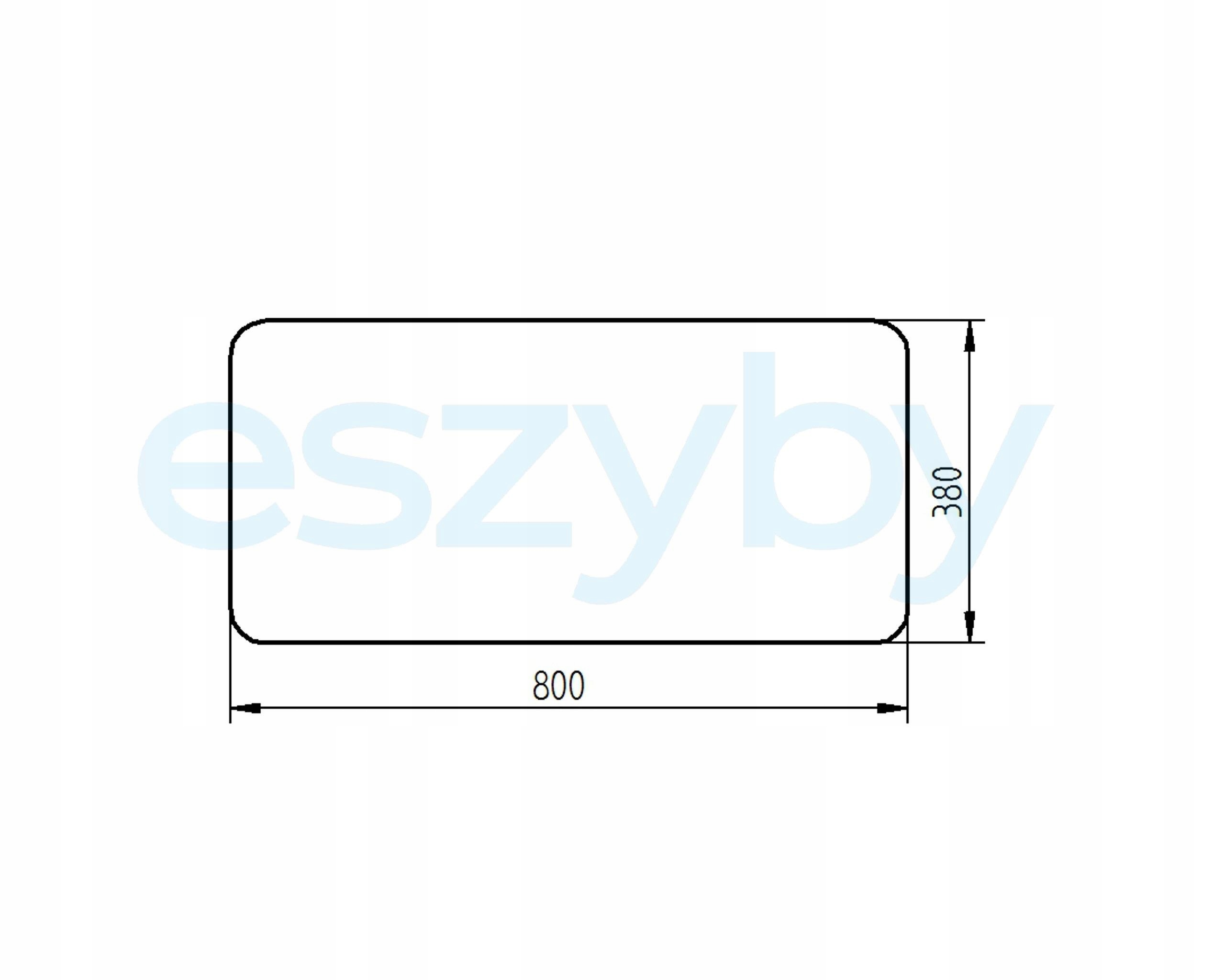 sklo traktoru Renault zadní spodní 7700669199