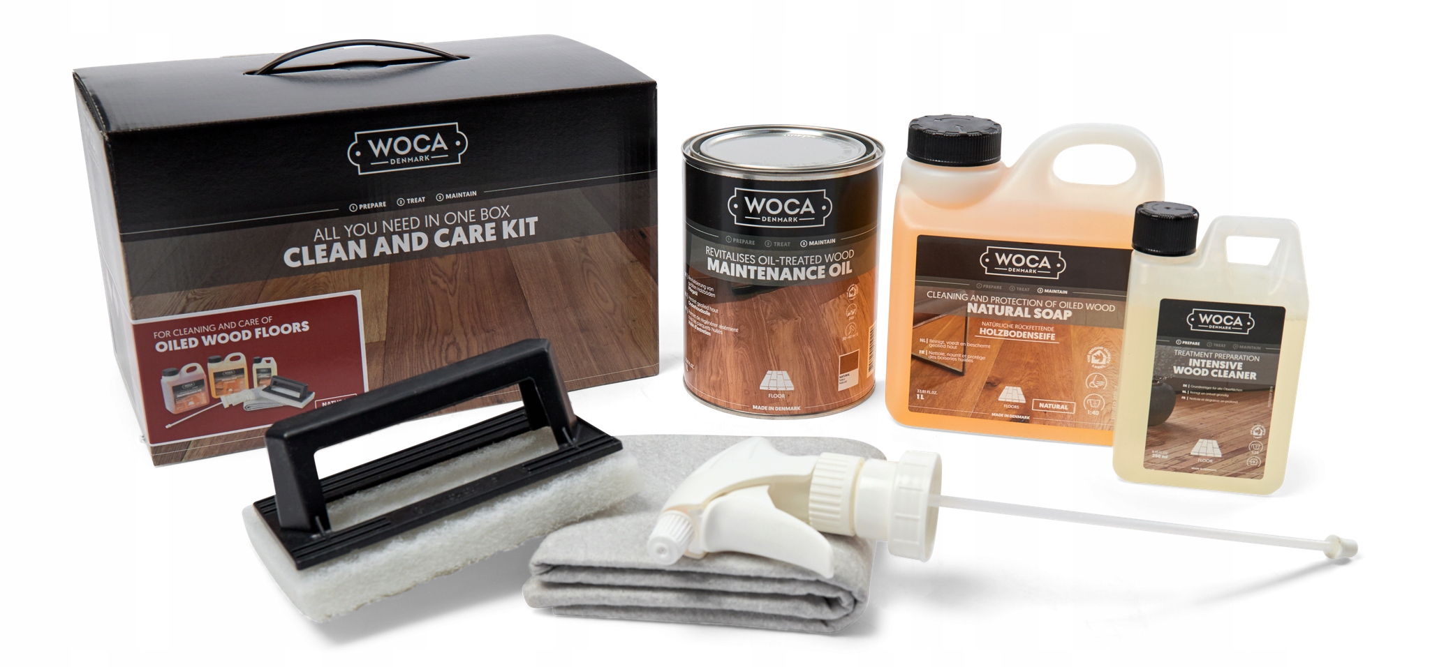 Woca ošetrujúci box Olej sada na údržbu