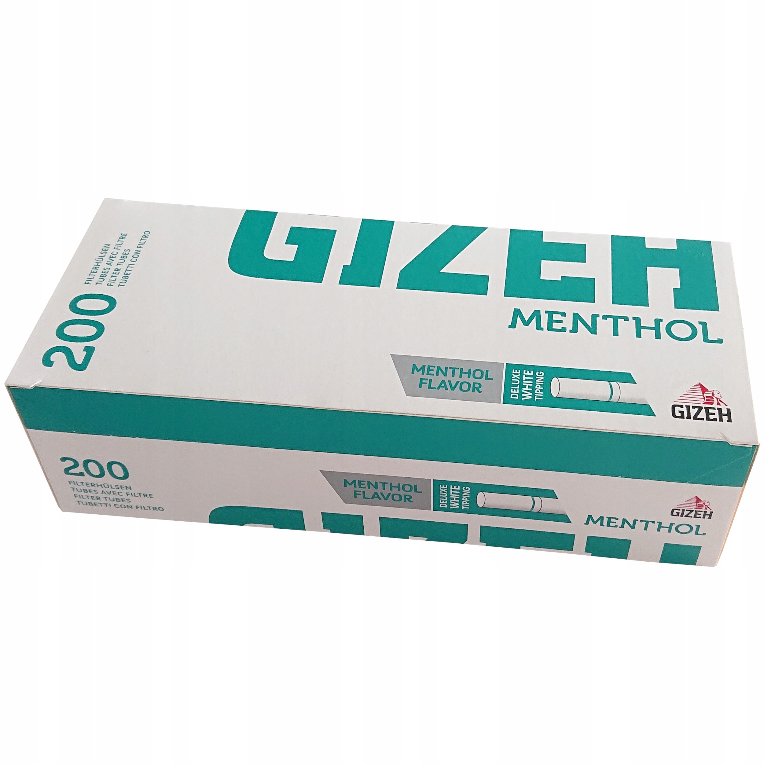 Gilzy miętowe 200 sztuk Gizeh Menthol 11154474468 