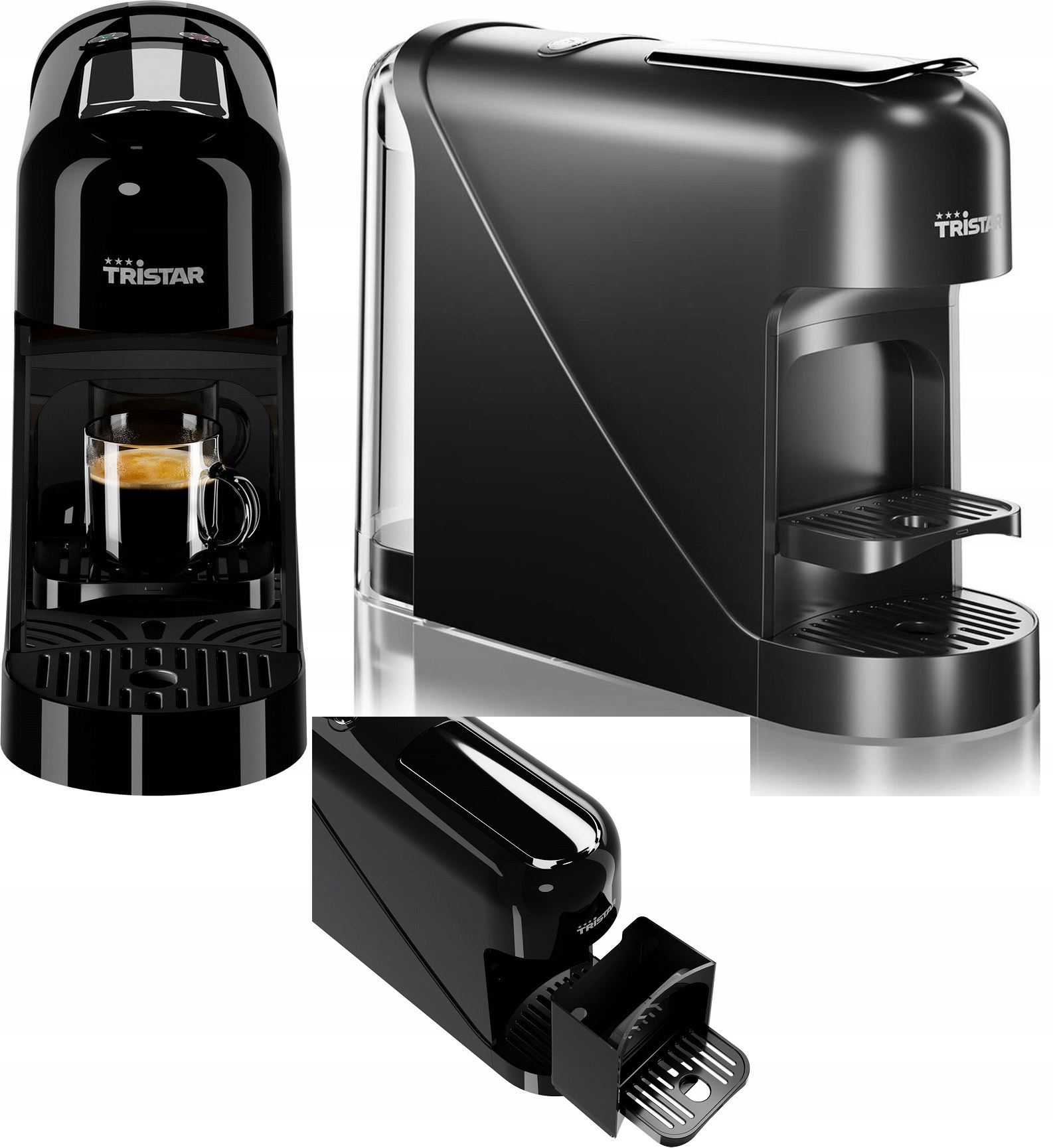 Ekspres Do Kawy Tristar Kapsułkowy 1400W Czarny Nespresso