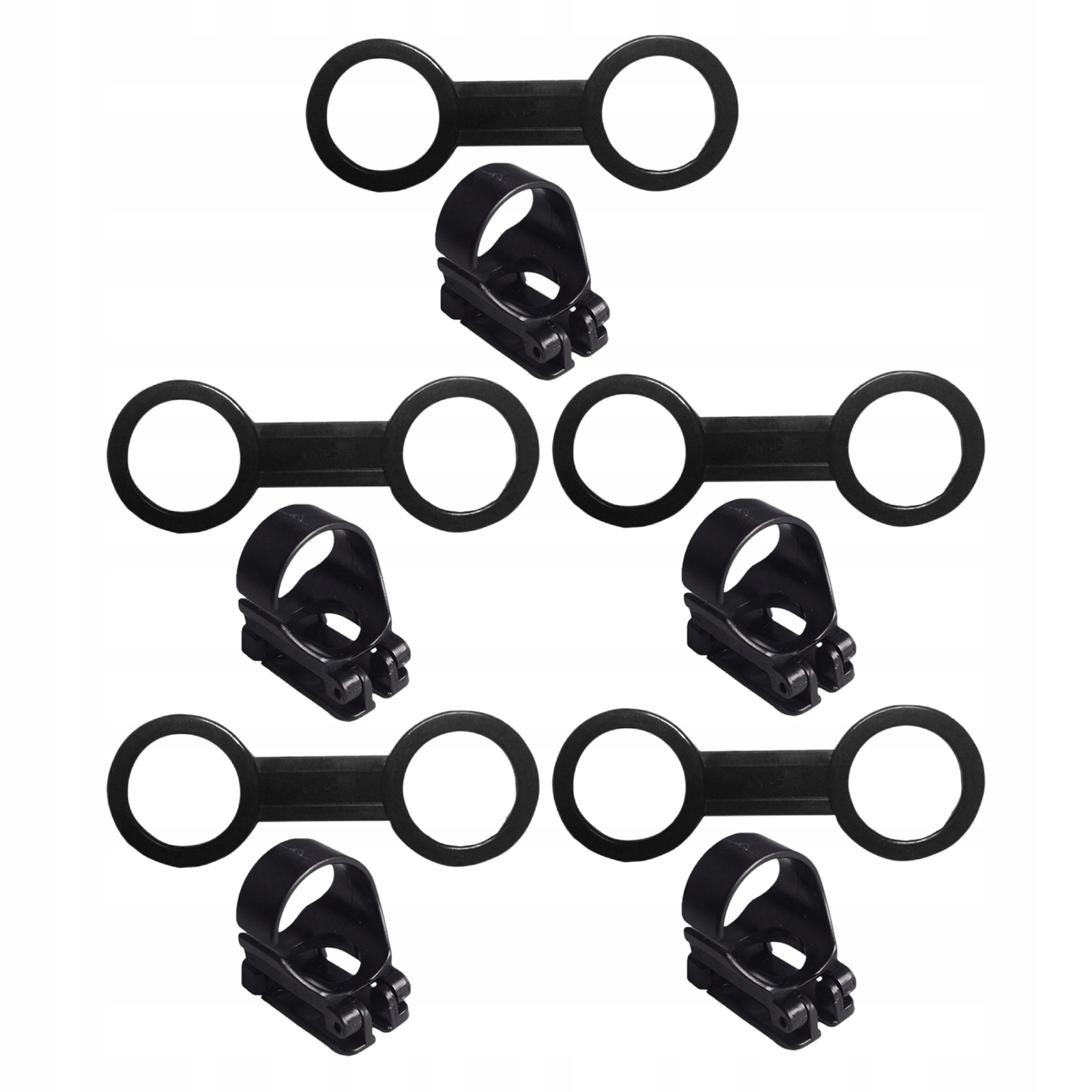 5Sets Secure Silicone Snorkel Keeper Clip for Dive Mask Strap