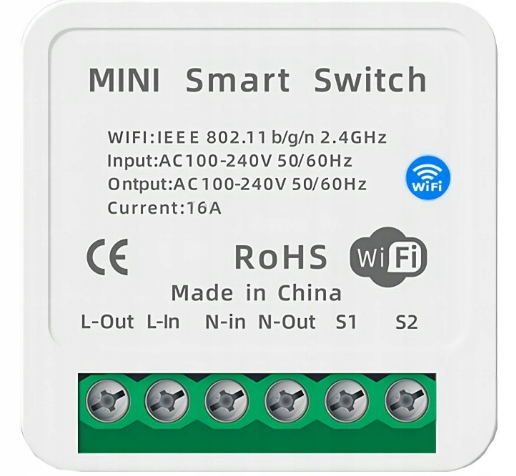 

Włącznik Przekaźnik WiFi smart life dom Tuya 16A