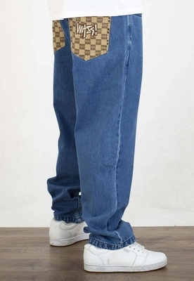Kalhoty Mass Jeans Extra Baggy Higher modré