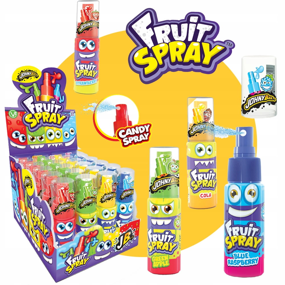 JOHNY BEE FRUIT SPRAY 20ML X 24SZT OP.480МЛ