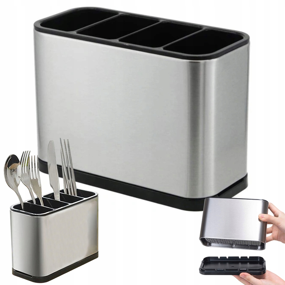 Levně Sušička Odkapávač Nádoba Na Nože A Příbory Kuchyňský Organizér