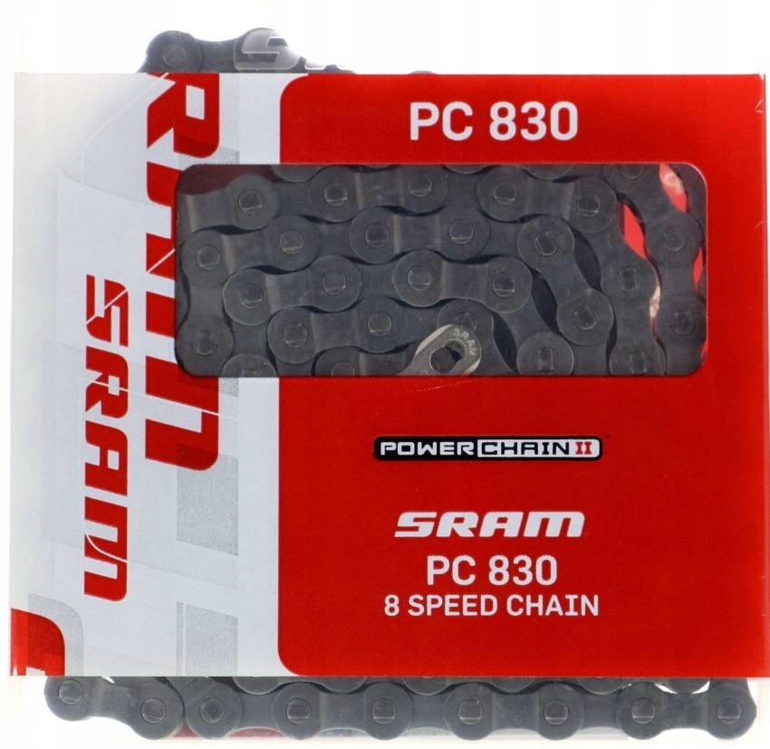 Łańcuch Rowerowy 8 rzędowy 114 ogniw Sram PC830