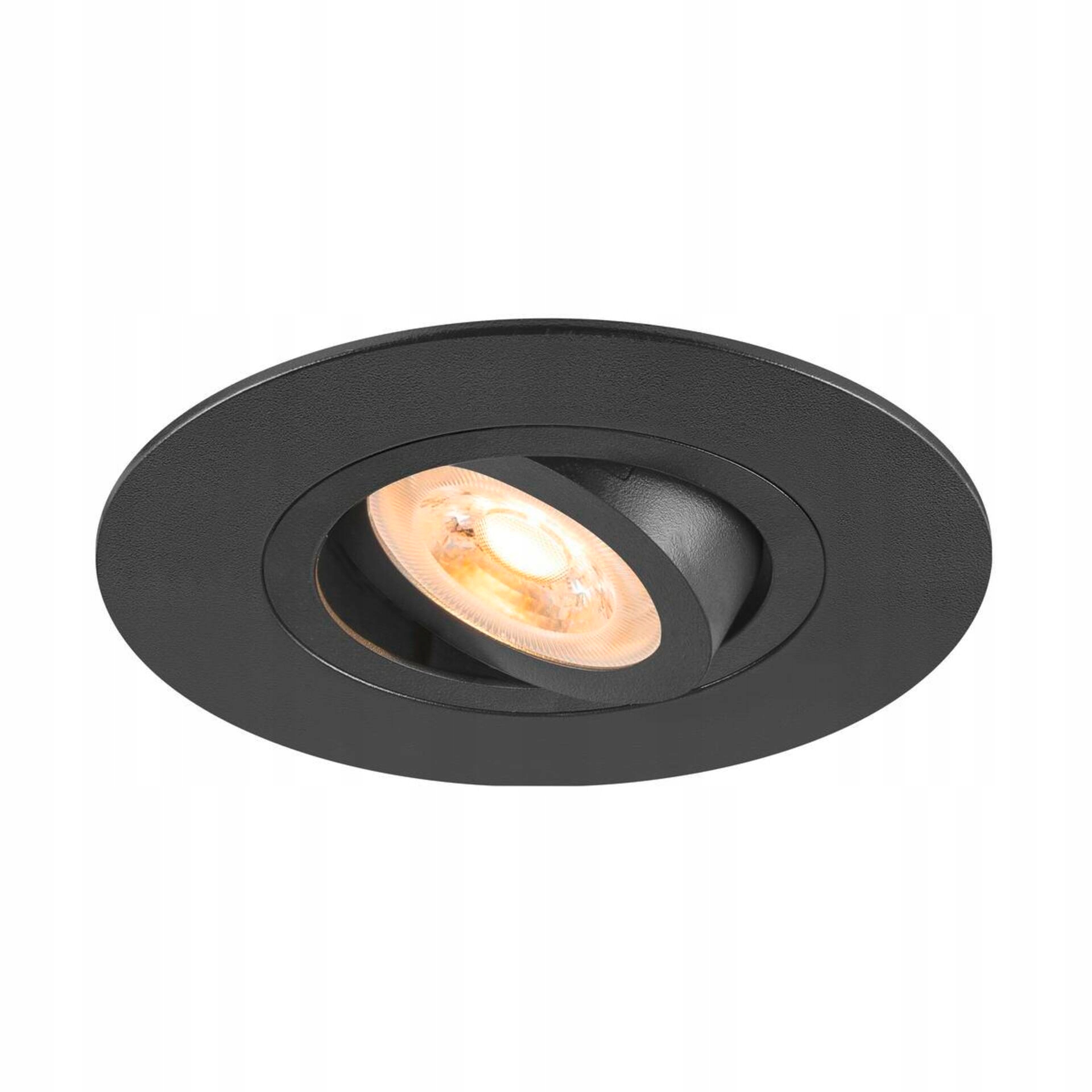 Stropní bodové svítidlo Slv New Tria 75 XL černé GU10 10W