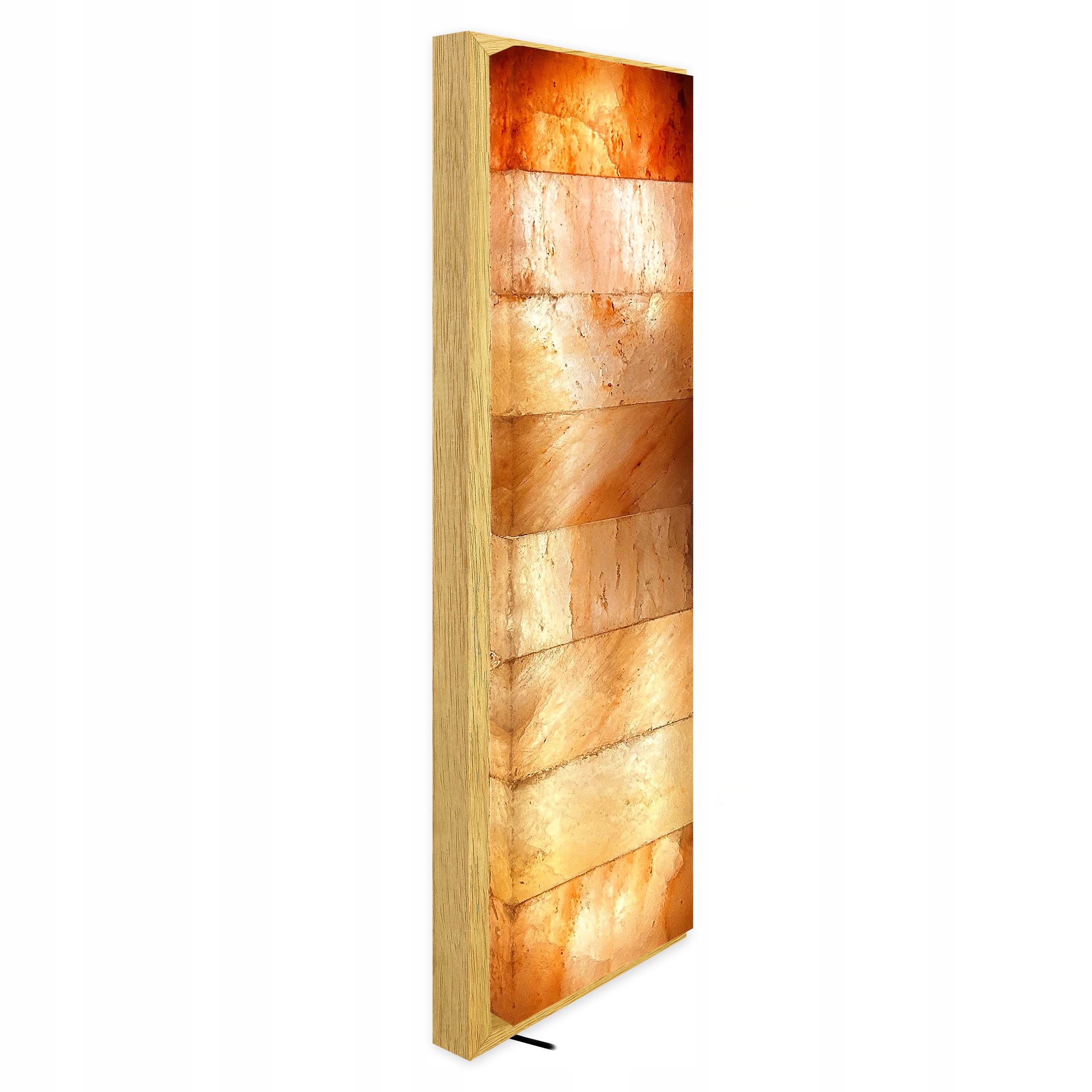 Duża lampa solna Panel do Sauny Groty Solnej Sól Himalajska 22,5x82,5cm