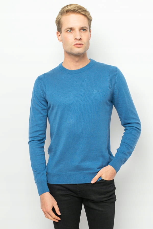 Pánský Svetr Guess M2BR04 Z142 Modrý XXL