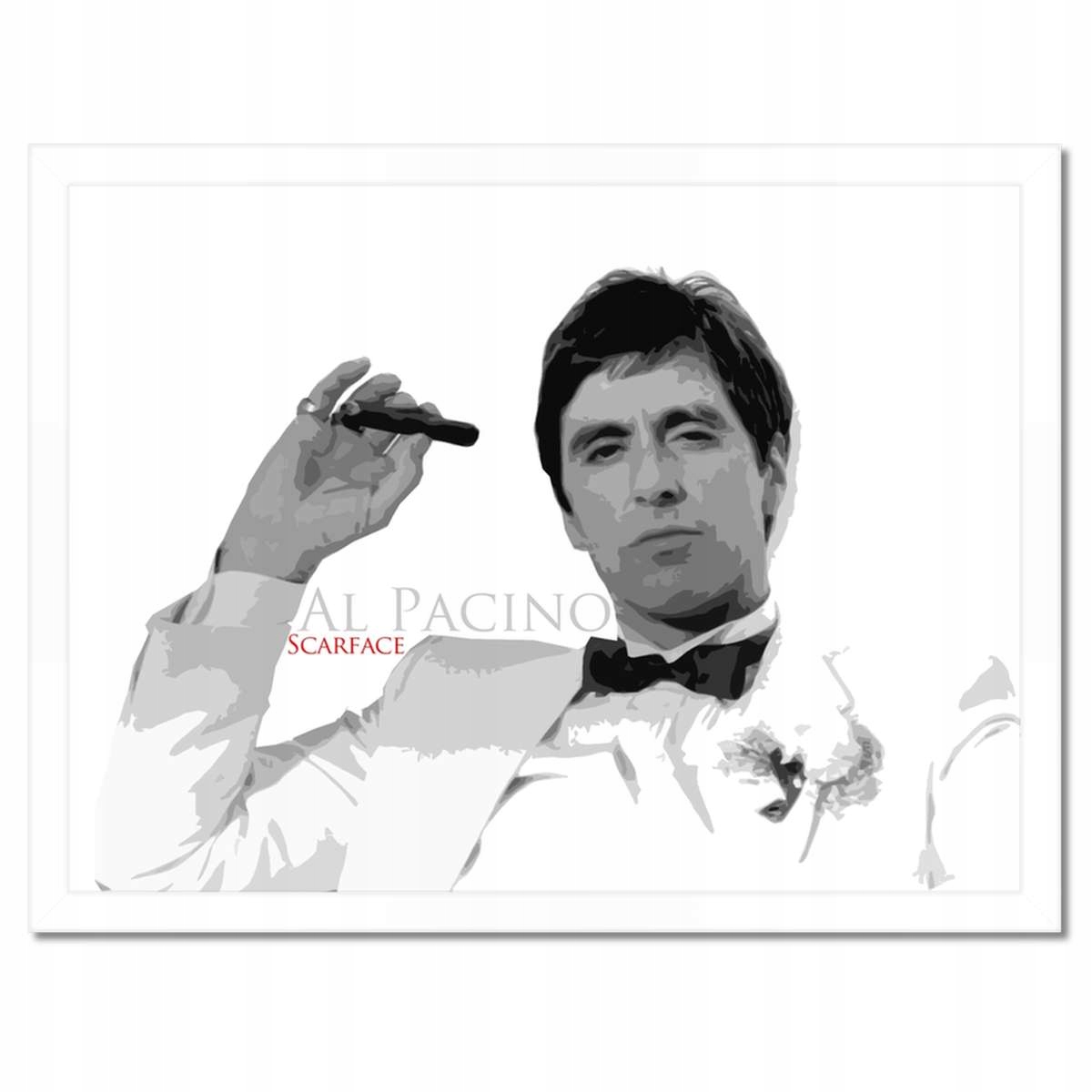 Plakáty v rámu 40x30 Al Pacino Muž s jizvou Scarface