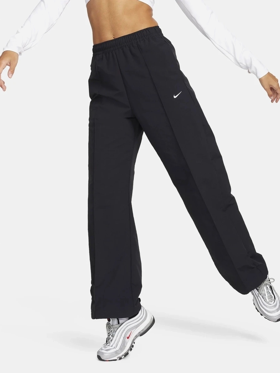 Spodnie dresowe damskie szerokie Nike W Nsw Trend Wvn Mr Pant FQ3588-010